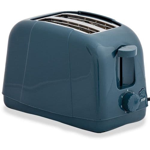 Quest Scotsman 2 Slice Toaster Low Wattage - Slate