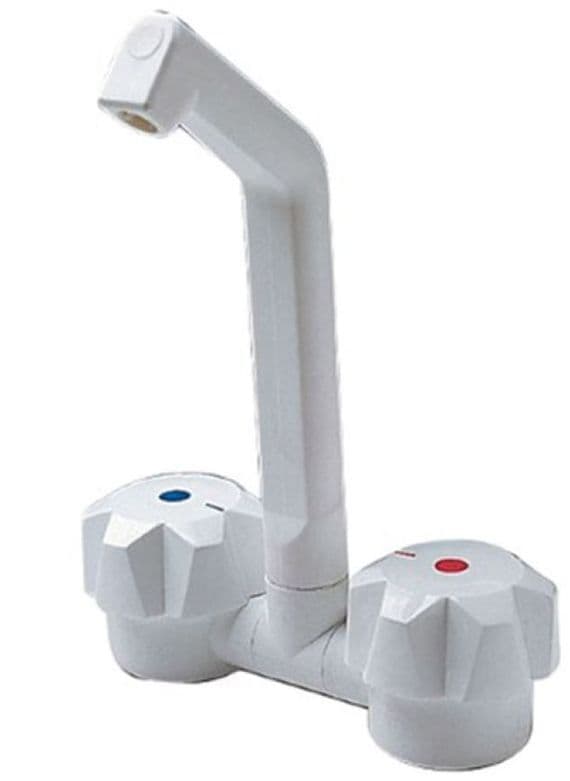 Reich Deluxe Mixer Tap White Leisure, Taps, Caravan Water Equipment, caravan