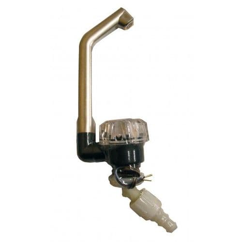 Reich Deluxe Single Cold Water Tap (Matt Nickel / Black)