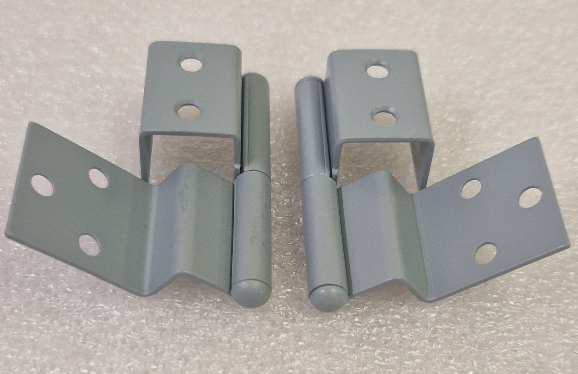 Reimo Style Furniture Hinge (Pair) Mid Grey, Hinges & Stays
