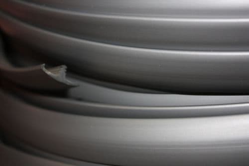 Silver Knock On 15mm Edging T Trim (per metre)