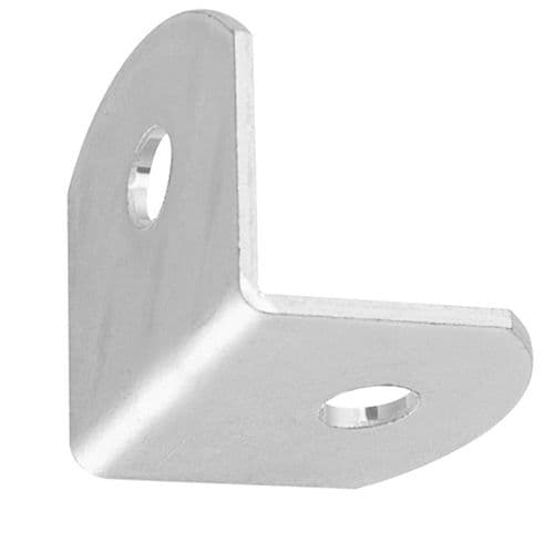 Small Angled Bracket For Furniture Assembly Steel (Pack 20)