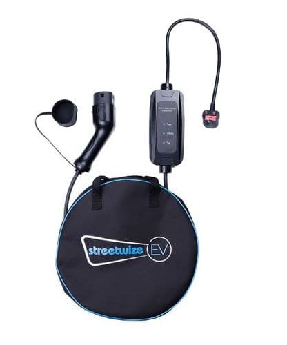 Streetwize 10A EV Charging Cable UK 3-Pin to Type 2 (Mode 2)