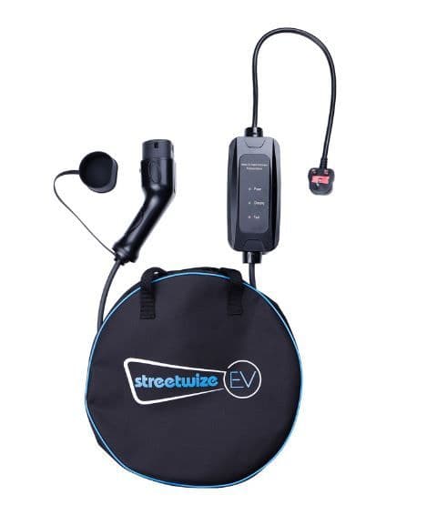 Streetwize 10A EV Charging Cable UK 3-Pin to Type 2 (Mode 2) - Grasshopper Leisure