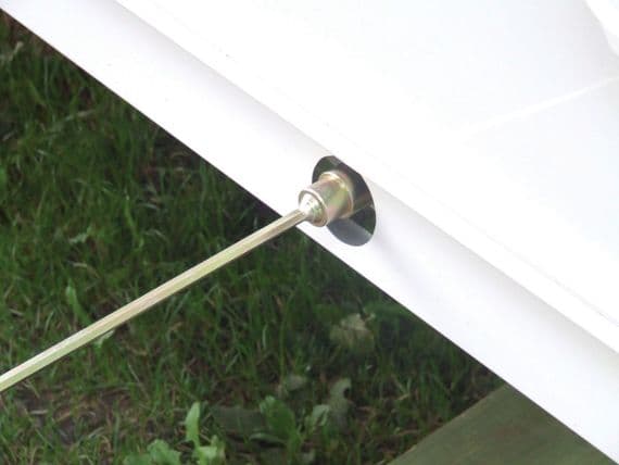 Streetwize Caravan Corner Steady Winder Extension Socket 30cm, LWACC27 - Grasshopper Leisure