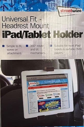 Streetwize Headrest Mount iPad & Tablet Holder