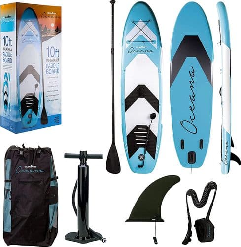 Summit Oceana 10ft Inflatable Paddle Board Kit Blue