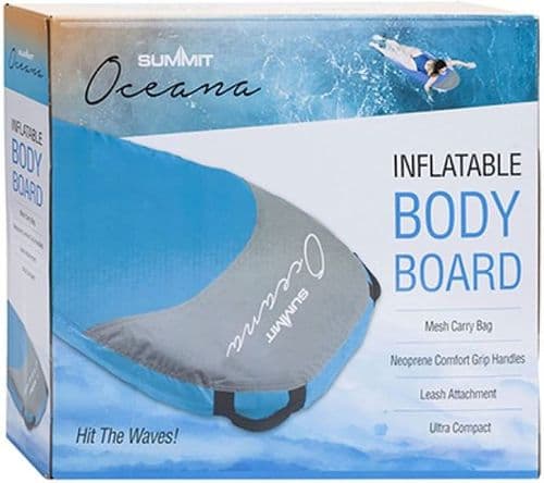 Summit Oceana Inflatable Body Board Blue