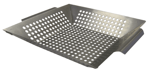 Swiss Grill Stainless Steel BBQ Barbecue Camping Vegetable Wok