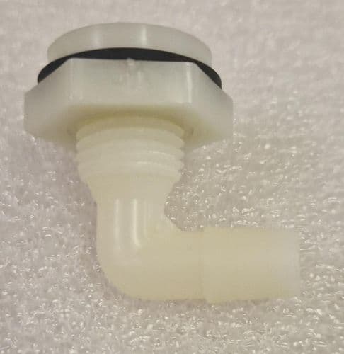 Tank Fitting 12mm Angled With Nut