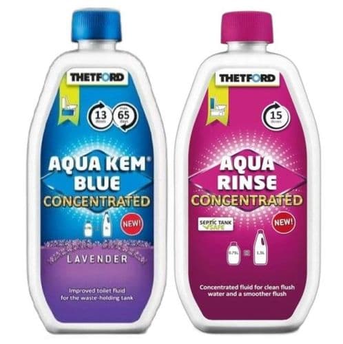 Thetford Aqua Kem Blue & Aqua Kem Rinse Concentrate Duo Pack