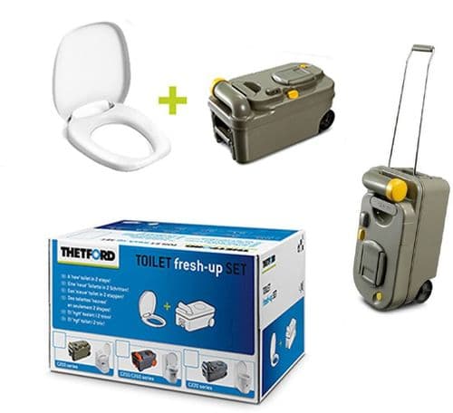 Thetford C200 Toilet  Fresh Up Kit  - Cassette Tank / Toilet Seat - Grasshopper Leisure