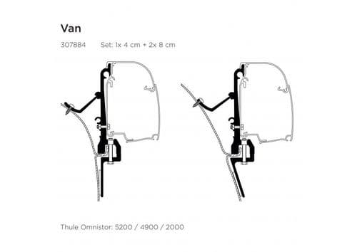 Thule Van Wall Mount Awning Adapter