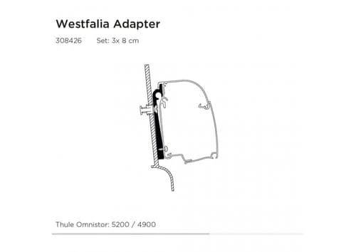 Thule Westfalia Wall Mount Awning Adapter