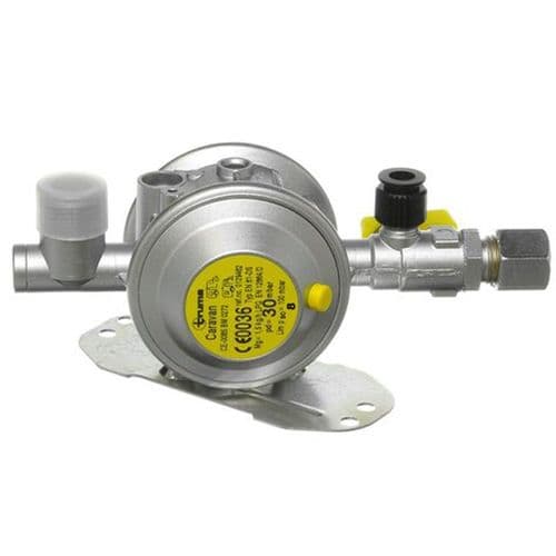 Truma GOK Euro Gas Bulkhead Regulator 10mm