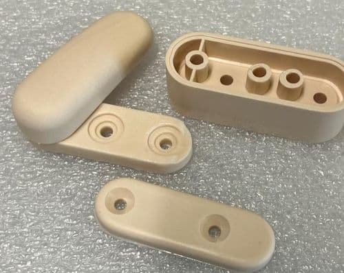 Turn Button/Buckle And Spacer Set Beige