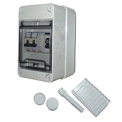 W4 Mains Consumer Unit RCCB + 2 MCB