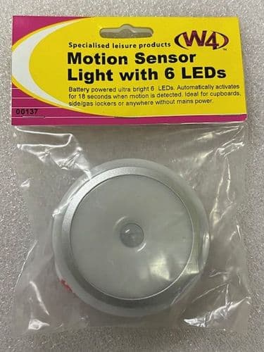 W4 Motion Sensor Light With 6 LED Battery Powered