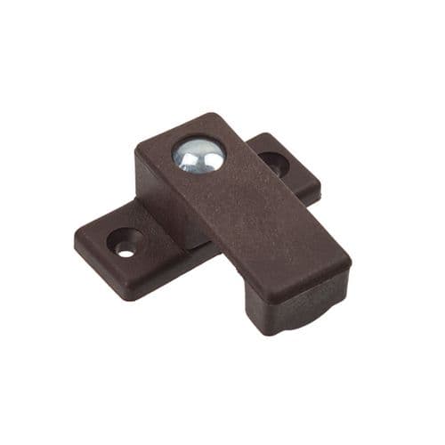 W4 Plastic Turnbuckle Door Retainer Brown