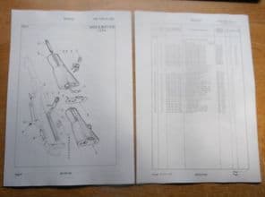 7.62mm. L4A4.L4A6 MG. Accesories and ancillaries.Illustrated parts list.