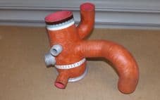 Air conditioning pipe assembly.