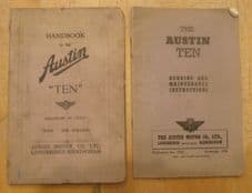Austin 10.Handbook.Maintenance instructions.