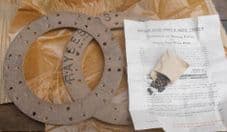 Austin Champ,etc. 10 inch clutch lining plates. NOS