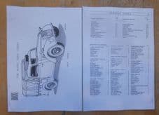 Austin Tilly.Model G/YG 10 HP. Maintenance manual.