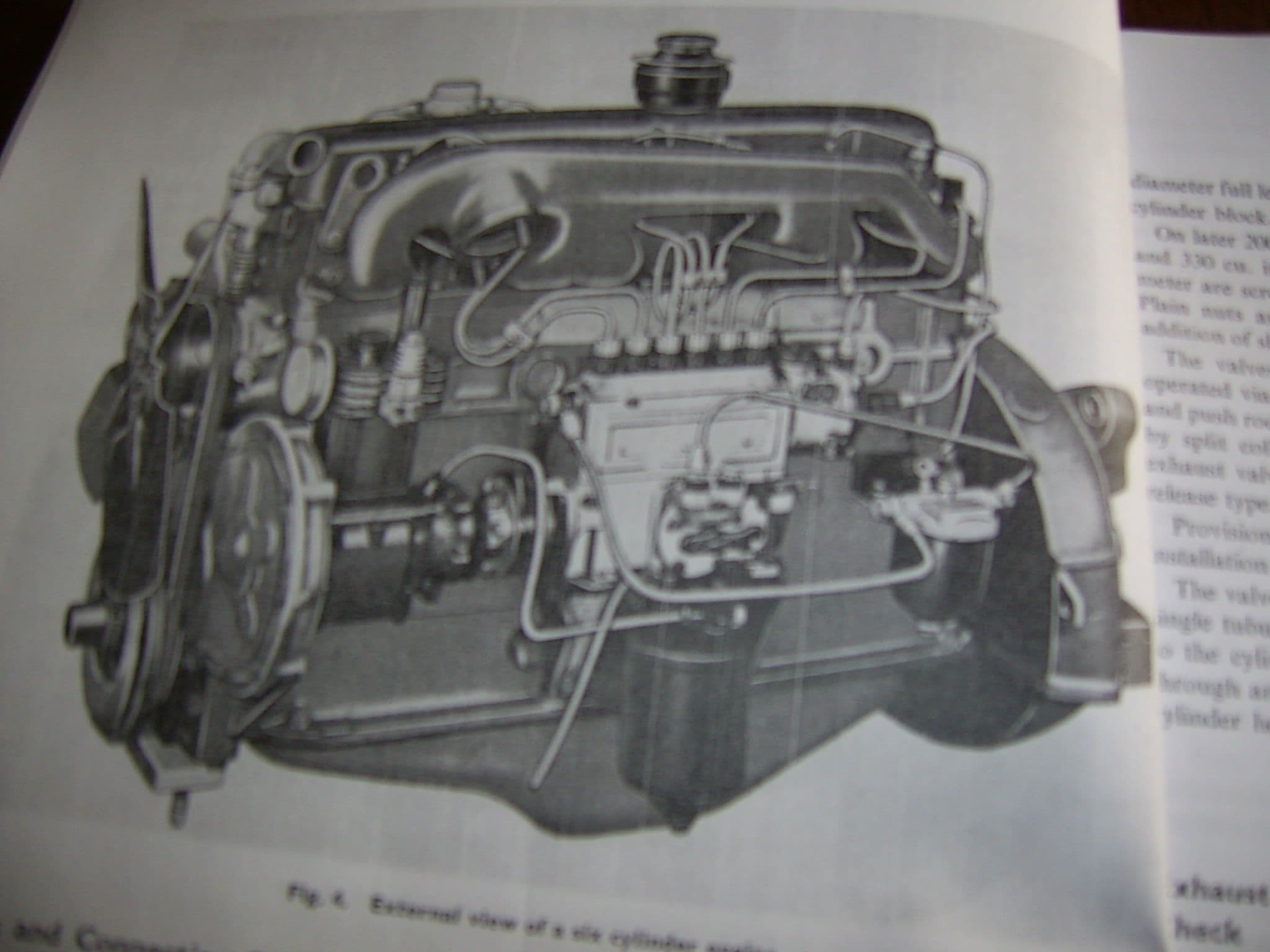 Bedford TK/TJ 200220300 and 330 Diesel engine and clutch TS 505