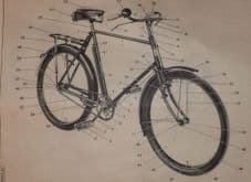 Bicycle.T.P.Heavy duty. Identification list.12169.