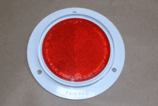 Bluemels.Red round reflector.FV Marked.