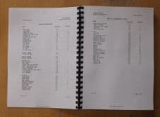 BV206. Articulated carrier.Illustrated parts list.V6 Petrol