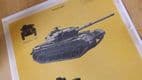 Centurion.MK9.MBT.British Army.'Individual tank recognition card.'.'Poster'