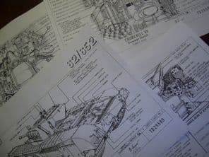 Churchill. MKVII.Stowage sketches.