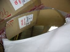 Commercial mirror glass.