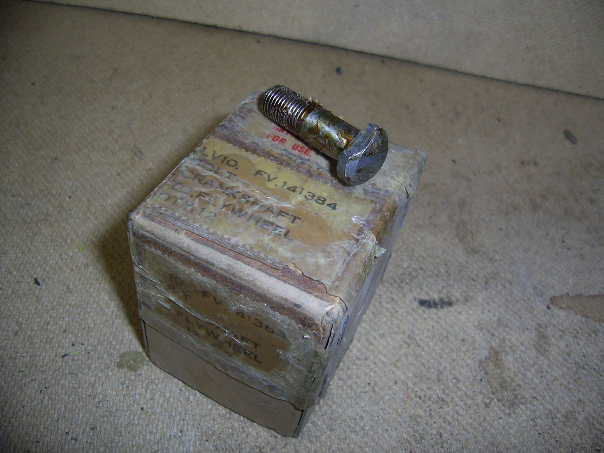 Crankshaft to flywheel bolt x 12