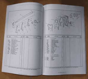 Cummins 8 cyl diesel engine. V555. 9.1 litres. Commercial parts list.