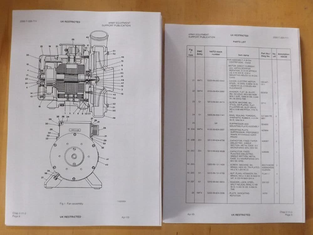 CVR& x28;T& x29;& x28;D& x29; Common items Illustrated parts list