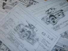 Daimler Armoured Car.MK1 and Mk2. Stowage diagrams.