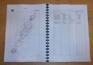 Eager Beaver.Fork lift. Illustrated parts list.