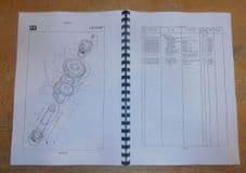 Eager Beaver.Fork lift. Illustrated parts list.