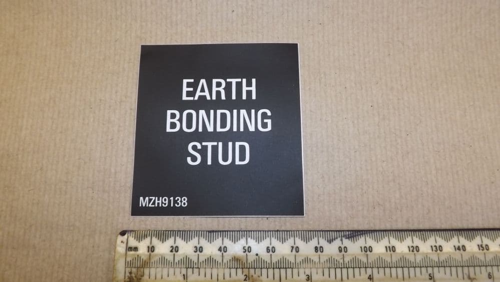 Bonding Sticker Earth Bonding strap Sticker