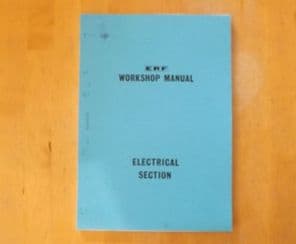 ERF.B series.Maintenance manual.TSP.82/5/78.  Electrical section.