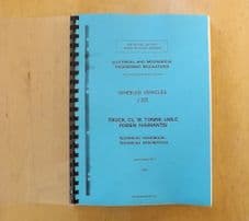 Foden. LMLC. 16 tonne truck. Tech handbook.Tech description.