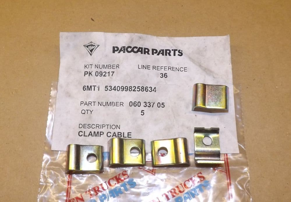 Foden Paccar Cable clamp x 5