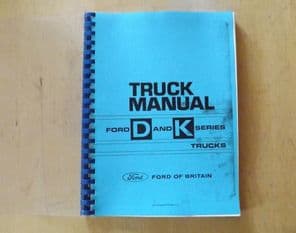 Ford D.Ford K Trucks.Repair Operations.