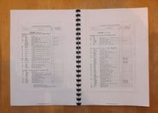 Ford.WOT2-H.Spare parts list.