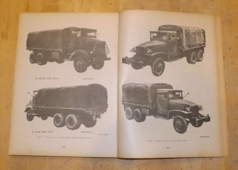 GMC 2 5ton 6x6 6x4 M27 and M27B1 Maintenance allowances