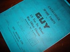 Guy.3/5 ton six wheel.War office Chassis. Catalogue of spare parts.