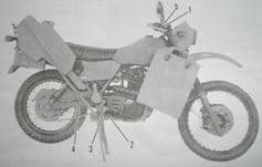 Harley Davidson GP 350 Complete equipment schedule - Main Image